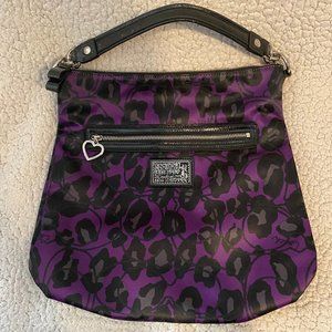 Coach Daisy Poppy Ocelot Handbag
